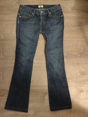 Women's Dark Blue Vintage Bootcut Antik Denim Jeans
